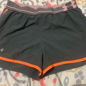 under armor shorts, good condition, weird material though.
